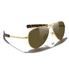 MERRY'S Classic Aviator Military Polarized Sunglasses for Men or Women