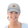 DALIX Rainbow Baseball Cap Womens Hats Cute Hat Soft Cotton