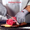Apaffa Cut Resistant Work Gloves X-Large, 2PCS Cut Proof Gloves