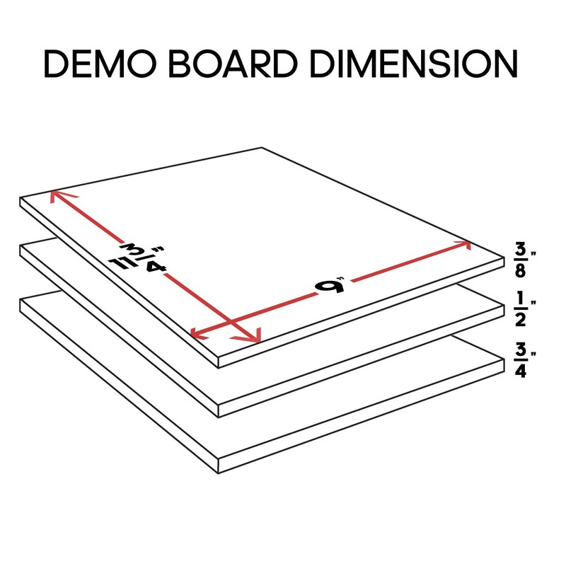 AAMA Martial Arts Taekwondo Karate Demonstration Breaking Board Bundle -