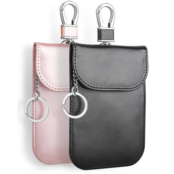 Teskyer Teskyer 2 Pack of Faraday Key Fob Protectors, Anti-Theft