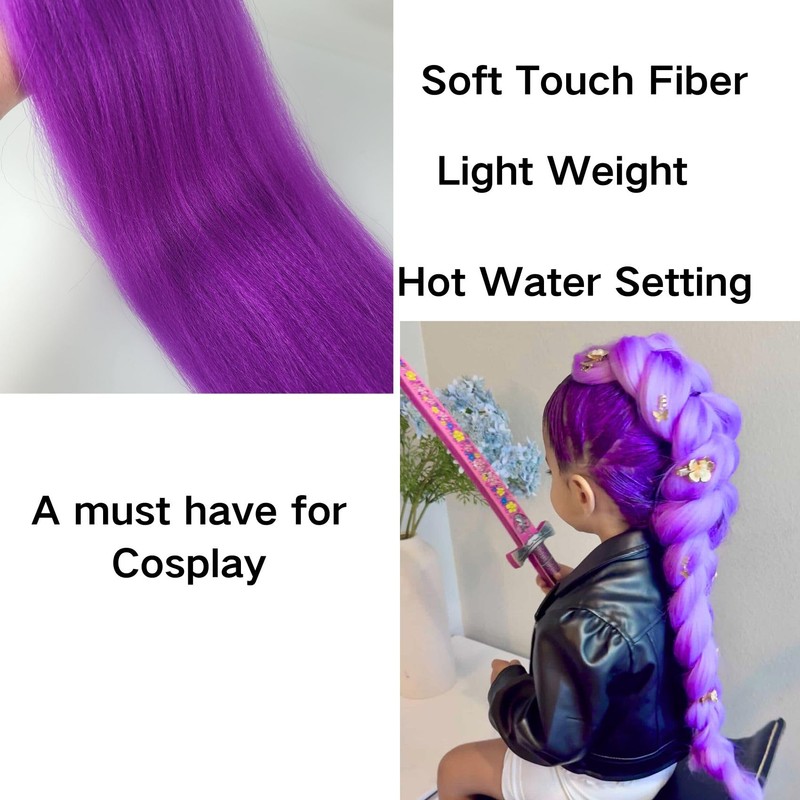 Blonde Braiding Hair Pre stretched 30Inch Synthetic Yaki Ez Braid