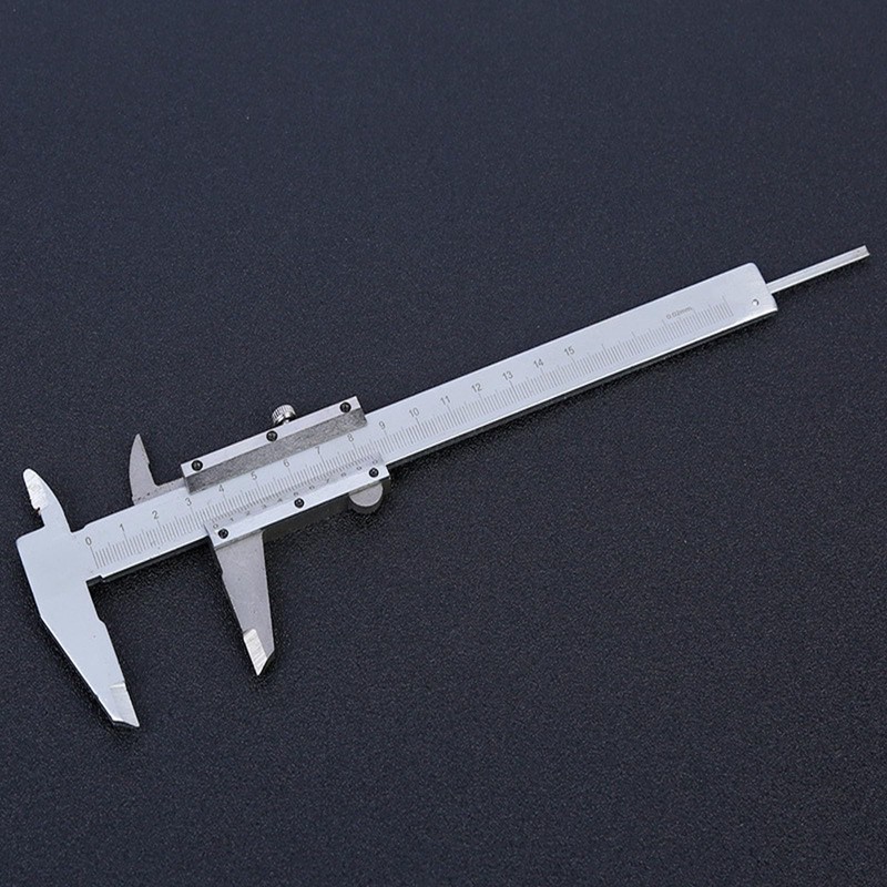 Vernier Caliper with Locking Screw, 150 mm Stainless Steel Vernier