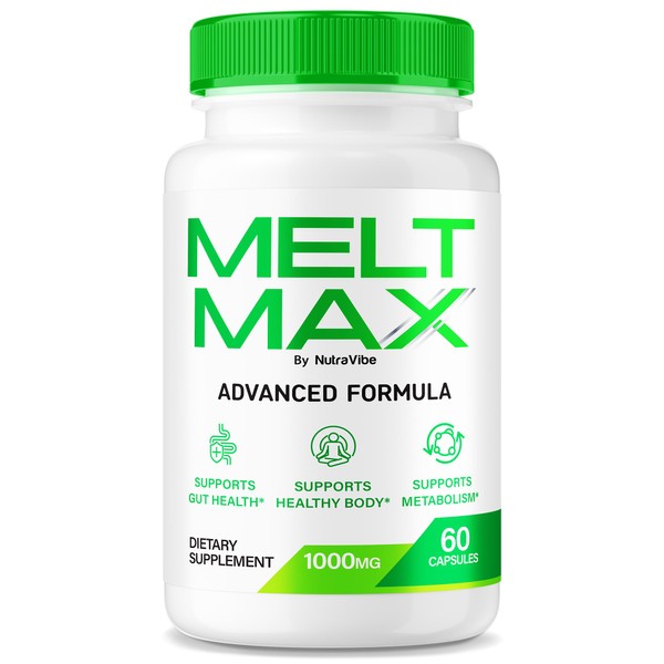 NutraVibe Melt Max Capsules – Clean MeltMax Formula with Premium