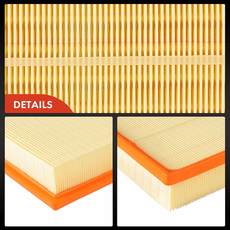 A-Premium 2-PC Engine Air Filter Compatible with Lexus LS500 2018-2023,
