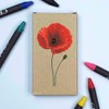 Azeeda 'Simple Poppy Flower' Coloured Crayon Set (CY00036960)