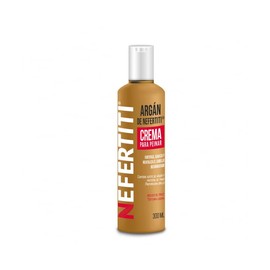 Crema para Peinar con Aceite de Argán Nefertiti para Cabello Extremadamente Seco, Opaco y sin Brillo, Reduce Efectivamente el Frizz, Nutre, Suaviza y Revitaliza, Hidratante para Cabello, 300ml.