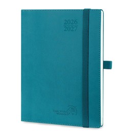 POPRUN Agenda 2026 2027 Settimanale Verticale 16,4 x 21,8cm