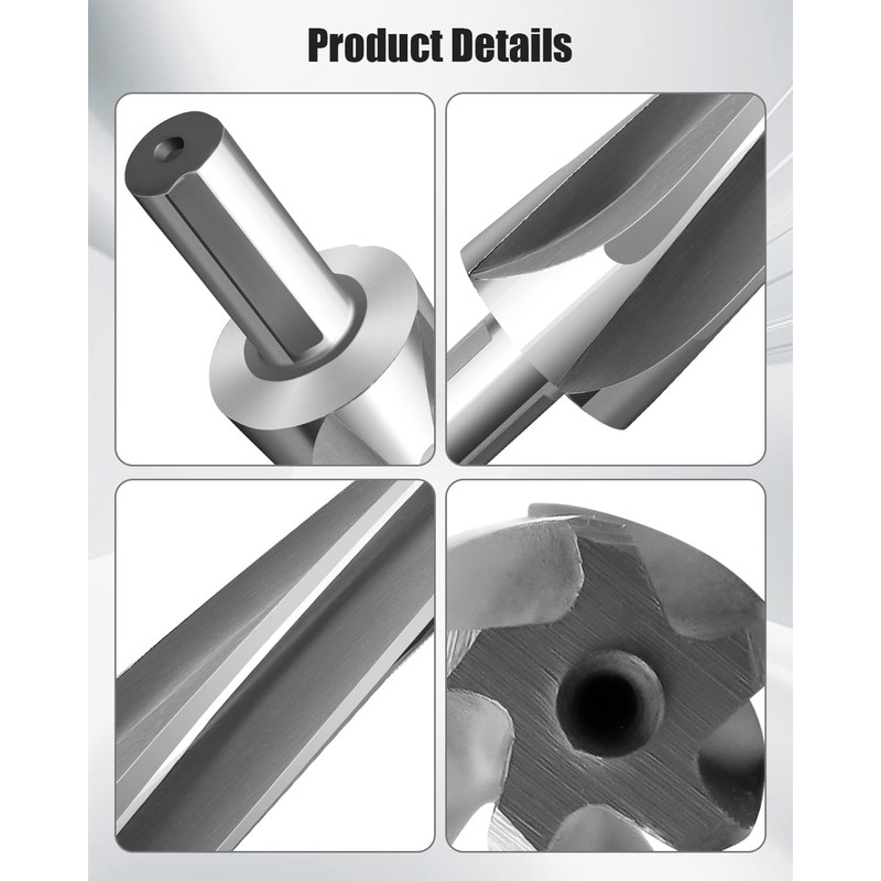 7 Degree Ball Joint Tapered Reamer, 6542 High-Speed Tool Steel