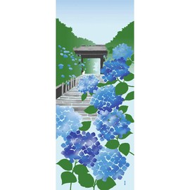 Hamamonyo Tenugui, Hydrangea Monogatari Blue