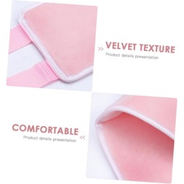 ibasenice Banda para Aplicar Loción Bronceadora Espalda, Color Rosa, y Resistente, 1 Unidad Asas Sujetas para Uso Corporal y Aplicación Precisa