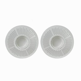 Evriholder Hairstopper 2pk, Plastic Drain Protector for Bathtubs & Showers, Pack of 2