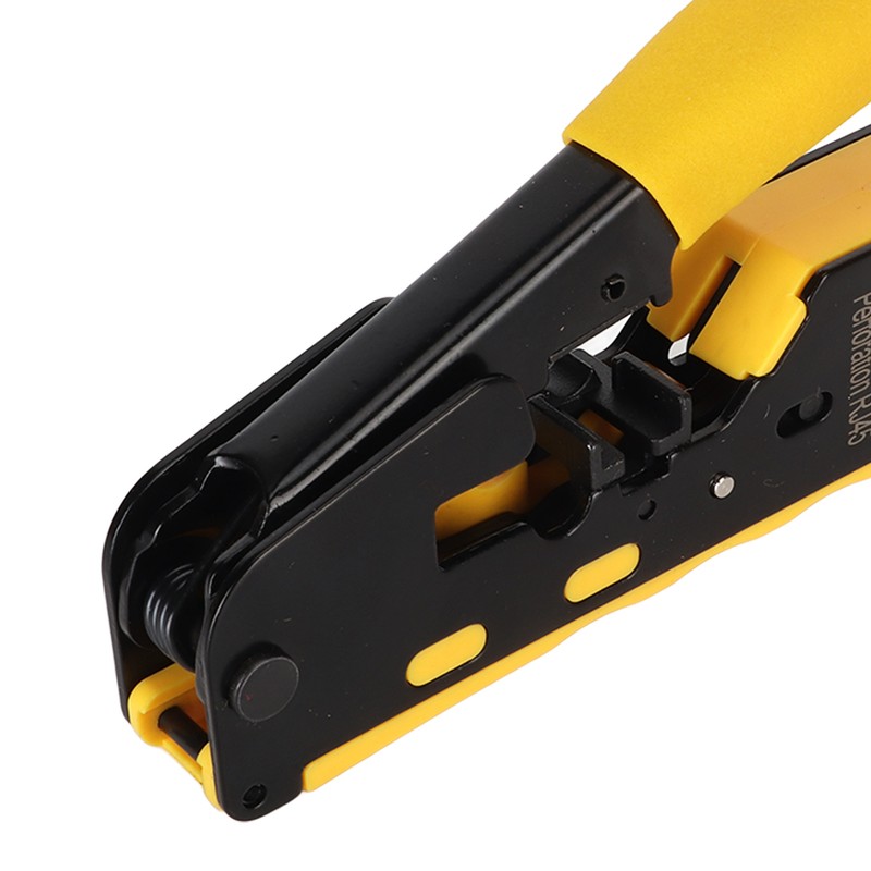 Ethernet Crimping Tool Adjustable Mode Anti Slip Texture Safety Lock