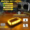 OPL5 Rechargeable Amber Emergency Strobe Light Wireless Battery, 48 LED