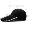 YEKEYI Extra Long Bill 100% Washed Cotton Baseball Cap Lengthened