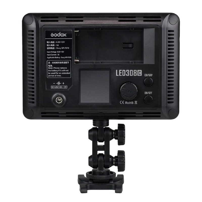 Godox LED 308C Continuous On Camera Video Light Lighting Panel