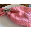 Eight Owls Linen Napkins – 100% Pure Stonewashed Linen Cloth