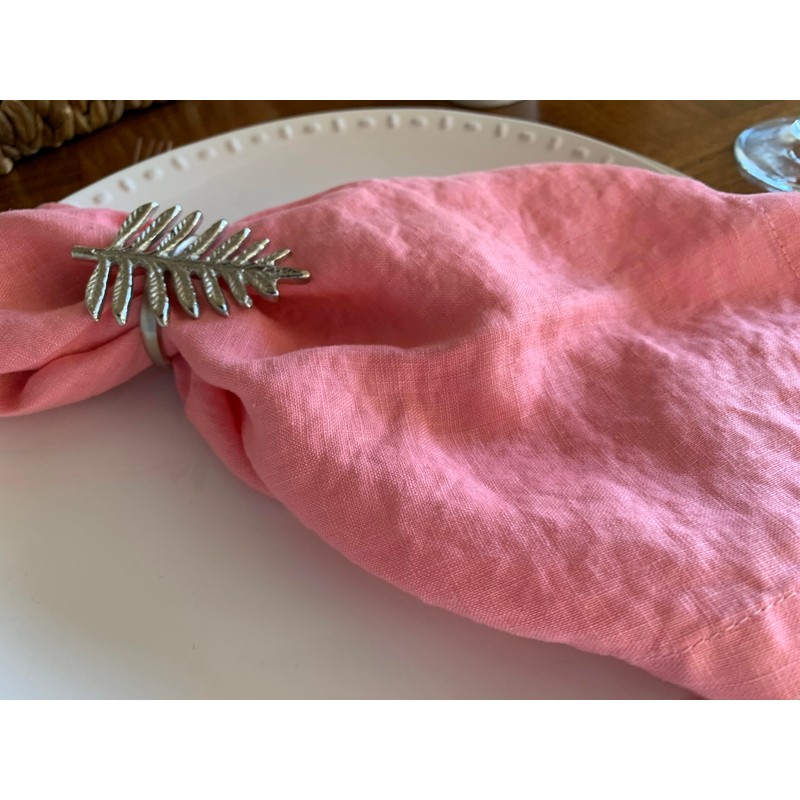 Eight Owls Linen Napkins – 100% Pure Stonewashed Linen Cloth