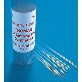 Thomas THO-NCT-9525 Borosilicate Glass Capillaries Melting Point Vial (Pack of 100)