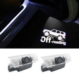akarin 2 PCS LED Car Door Logo Lights Compatible for Land Cruiser LC250 2023-present Courtesy Projector Laser Welcome Light Puddle Lamp Car Accessories (LC250 off-roading, LC250 2023-present)