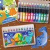 The Piggy Story Glitter Gel Crayons, Set of 12 Crayons