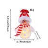 Christmas Decoration Light, LED Christmas Decor, Transparent Holiday Doll Christmas