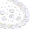 PH PandaHall 70pcs Freshwater Pearl Beads, 6~22mm 2 Styles Natural