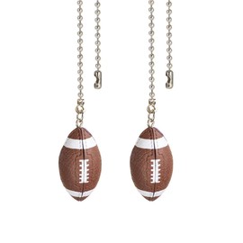 Ceiling Fan Pull Chain Ornaments Extension Football Light Pull Chains for Ceiling Fans Lights Lamp 2Pack