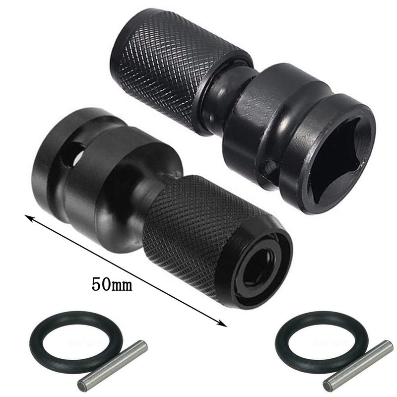 Bestgle Socket Adapter,Hex Shaft Adapter for Impact Wrench,Hex Socket Adapter,2