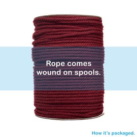 West Coast Paracord Natural Twisted Cotton Rope – Artisan Cord – Super Soft and Strong Triple Strand Rope for Sports, Décor, Crafts, Macrame, Indoor Use (1/4 Inch x 600 Feet, Backwoods Camo)