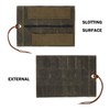 Small Tool Pouch, Heavy Duty 16oz Waxed Canvas Tool Roll
