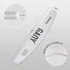 GAOY Nail File, 10Pcs Professional 100/180 Grit Half-Moon Shaped Double