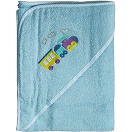 Baby Hooded Bath Towel 100 x 100 cm, Terry Towel, 100% Cotton, Oeko-Tex 100 cm x 100 cm