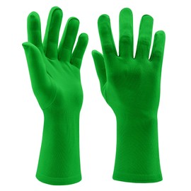 Aniler Chromakey Gloves - Green Chroma Key Mask & Hood for Green Screen Photography & Video