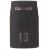 CRAFTSMAN Shallow Impact Socket, Metric, 1/2-Inch Drive, 13mm (CMMT15861)