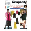 Simplicity Methyl Blue Sewing Pattern Ladies Dress Full Figure Jacket