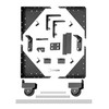 Wmebee Sliding Gate Kit,Heavy Duty Gate Hardware with Wheel, Anti