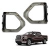 BINQIGOO 1 Pair Front Fog Light Bezel Cover Exterior Trim