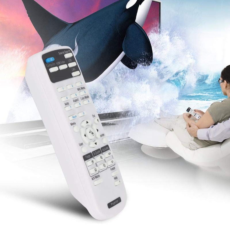 Projector Remote Control, Controller Replacement for EPSON, ABS Material,Low Power