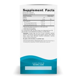 Nordic Naturals Ultimate Omega 2X Aceite de Pescado 2150 mg 60 Cápsulas