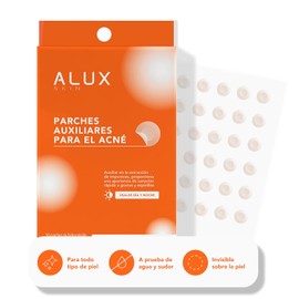 Parches para Acne Invisibles - 30 Parches de Hidrocoloide Auxiliares | Proporciona Apariencia de Sanación Rápida | Skin Care para Todo Tipo de Piel | Vegan-Friendly | Uso Día y Noche | ALUX (1 Unidad)