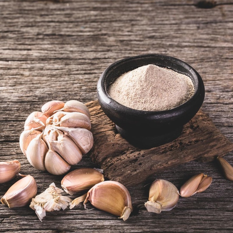 Garlic powder (500g, 1.1lb), ground garlic, 100% natural from gently