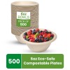 Disposable Compostable Paper Bowls Microwave Safe Bagasse Bowls 6 Oz