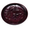 4860008 Meisha Plate Chrysanthemum Carved