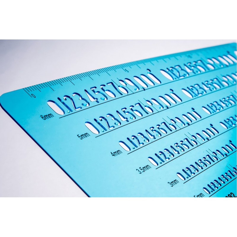 Staedtler 982 15-1 Template Number Ruler 0.5mm for Mechanical Pencils,