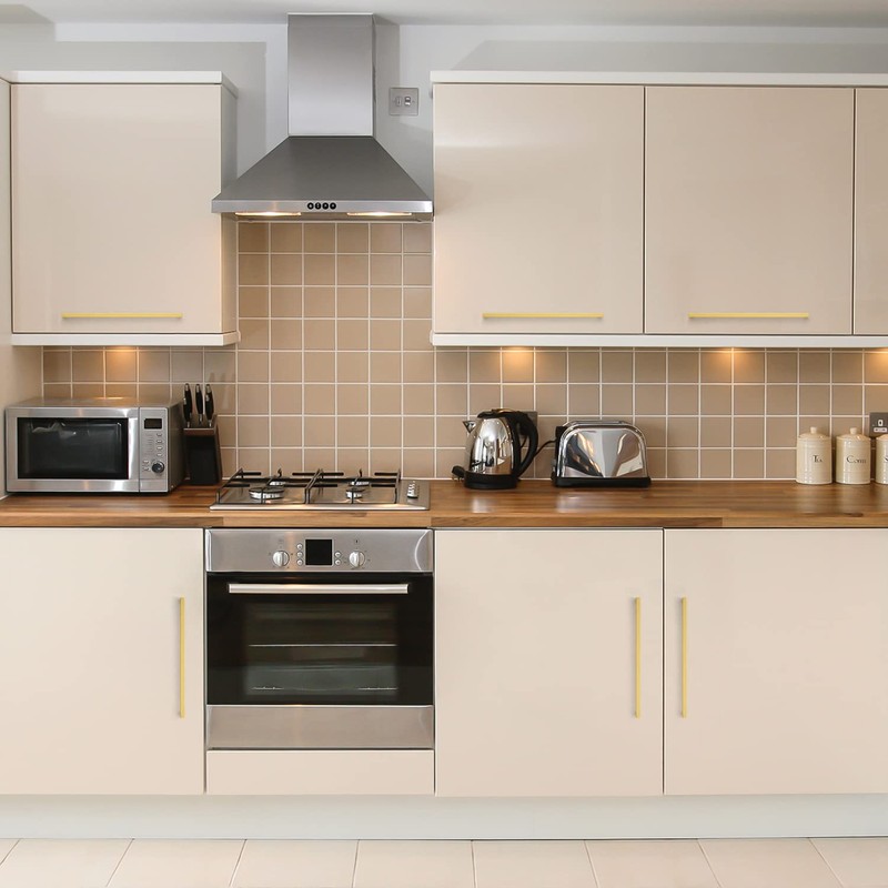 Ravinte 5 Pack 12-3/5 Inch Kitchen Square Cabinet Handles Cabinet