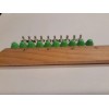 Unbranded 10PCs Green Bucket Mushroom Studs Rivet Back Clothes Handbag