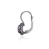 Arete de Gota de Plata de Ley con Imitación de