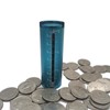 Pool Metal Aluminum Quarter Coin Holder, Spring Loaded, 33 Coin