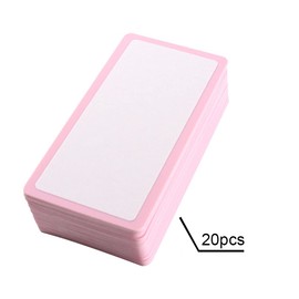 VNC 20Pcs 12X6cm Nail Art Soft Stamping Protective shell Plastic Holder Stamper Rectangel Stamp Holder